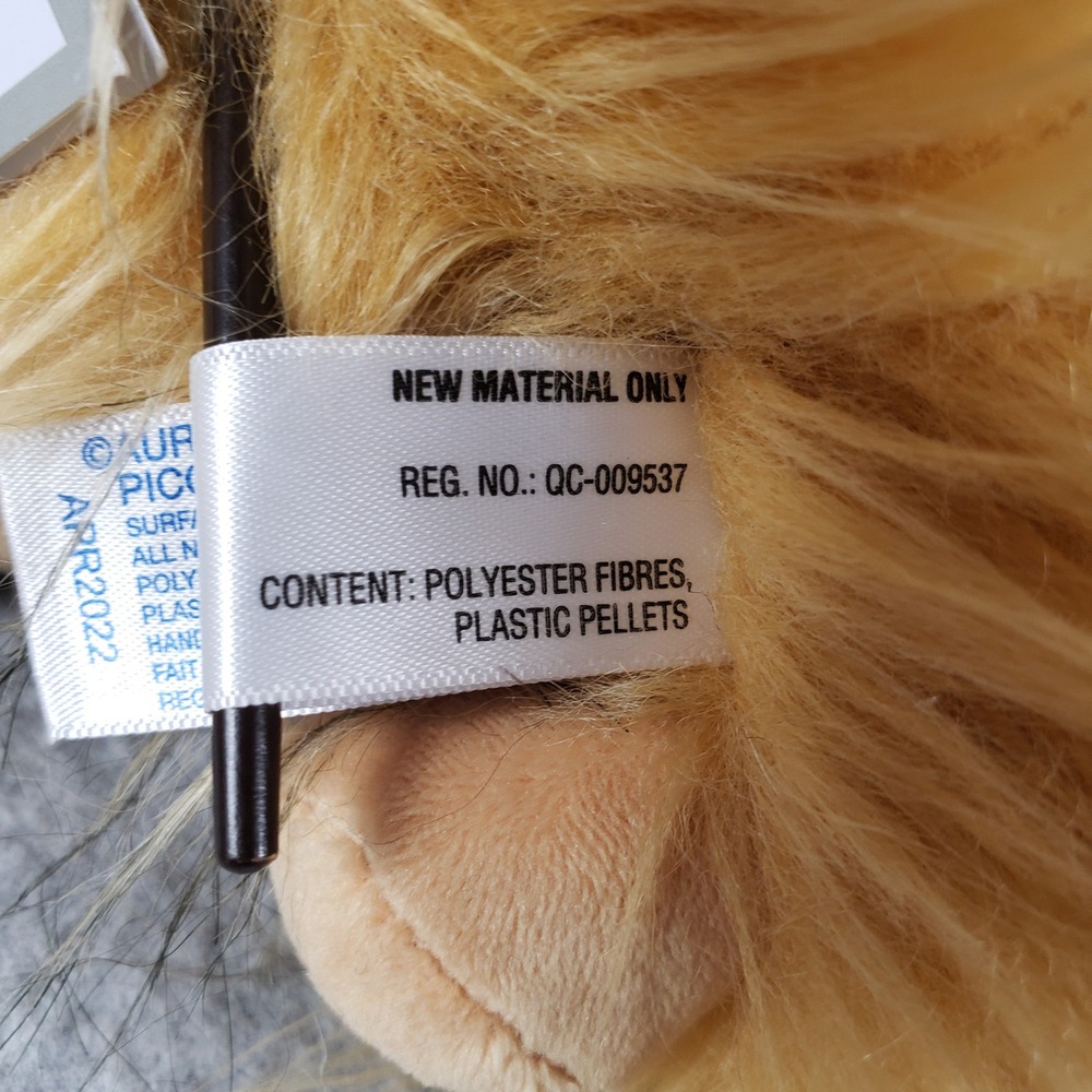Aurora World Toots the Hedgehog Plush 6" Shaggy‎ Golden Fur Stuffed Animal NWT - Picture 7 of 12
